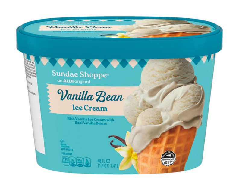 Sundae Shoppe Ice Cream, Vanilla Bean (48 fl oz)