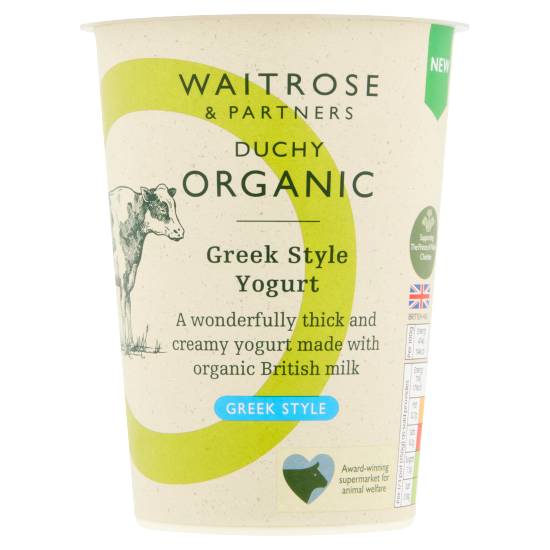 Waitrose Duchy Organic Greek Style Yogurt