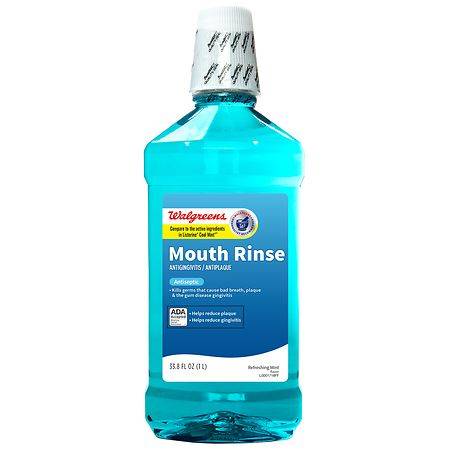 Walgreens Mouth Rinse Antigingivitis / Antiplaque Refreshing Mint