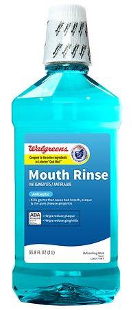 Walgreens Mouth Rinse Antigingivitis / Antiplaque, Mint