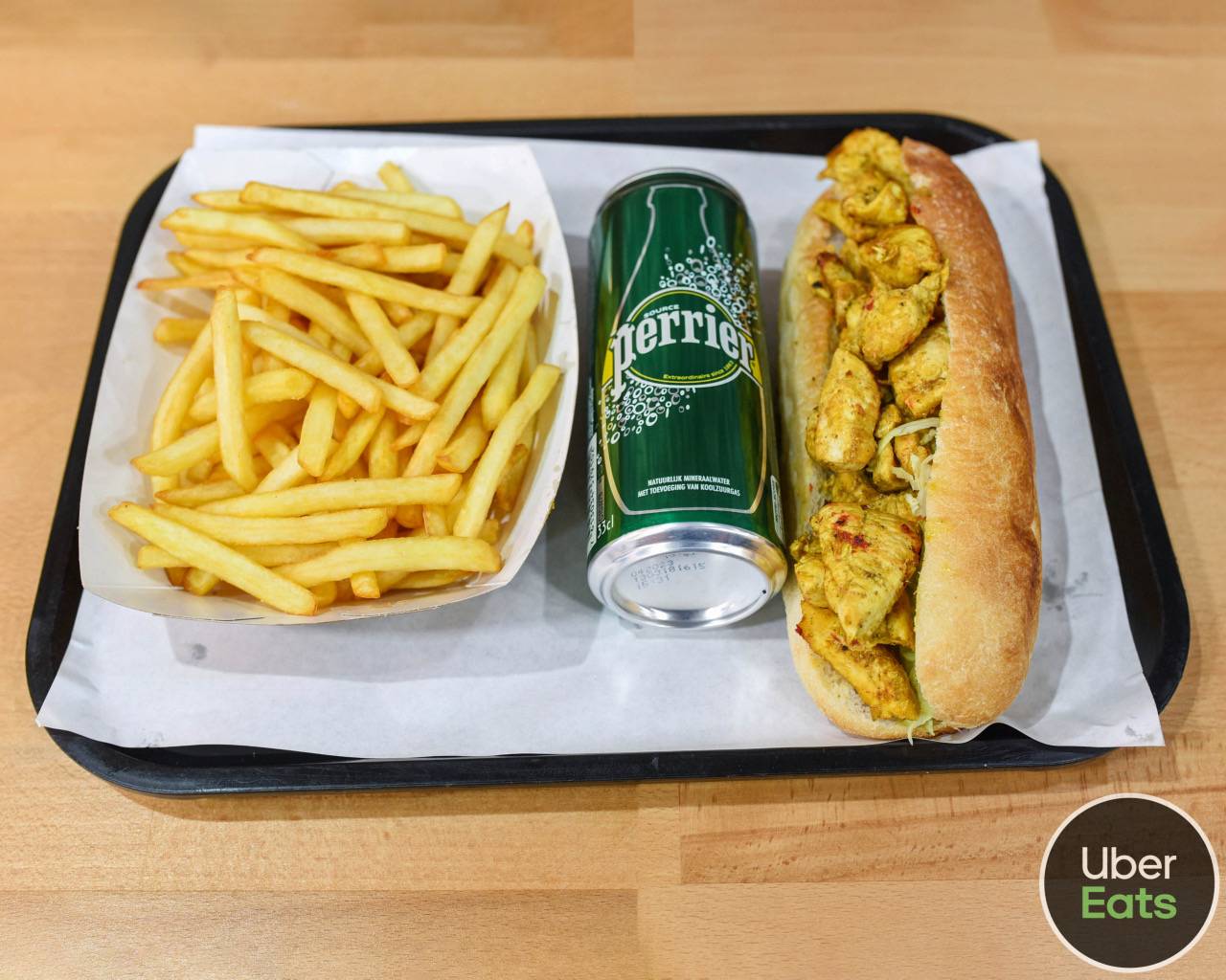 Menu sandwich poulet curry