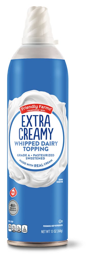 Friendly Farms Extra Creamy Whipped Dairy Topping
