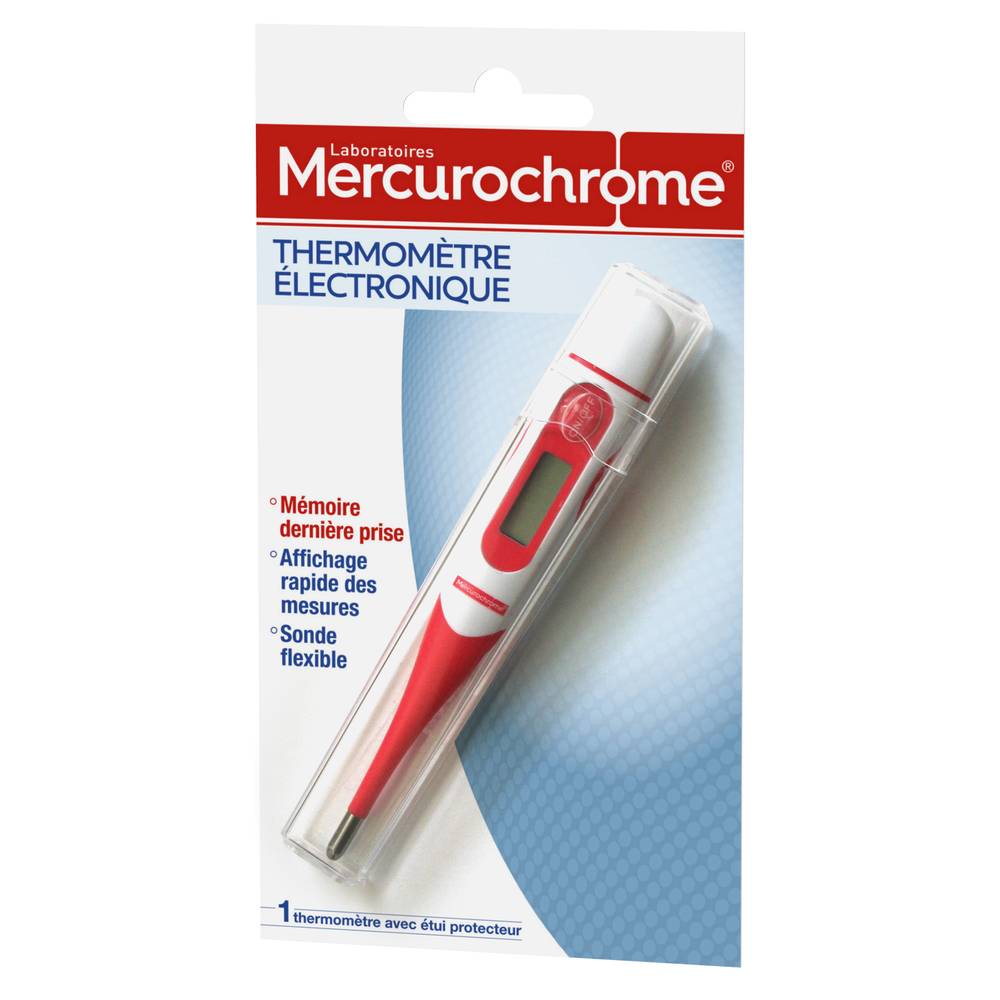 Laboratoires Mercurochrome - Thermomètre électronique avec étui