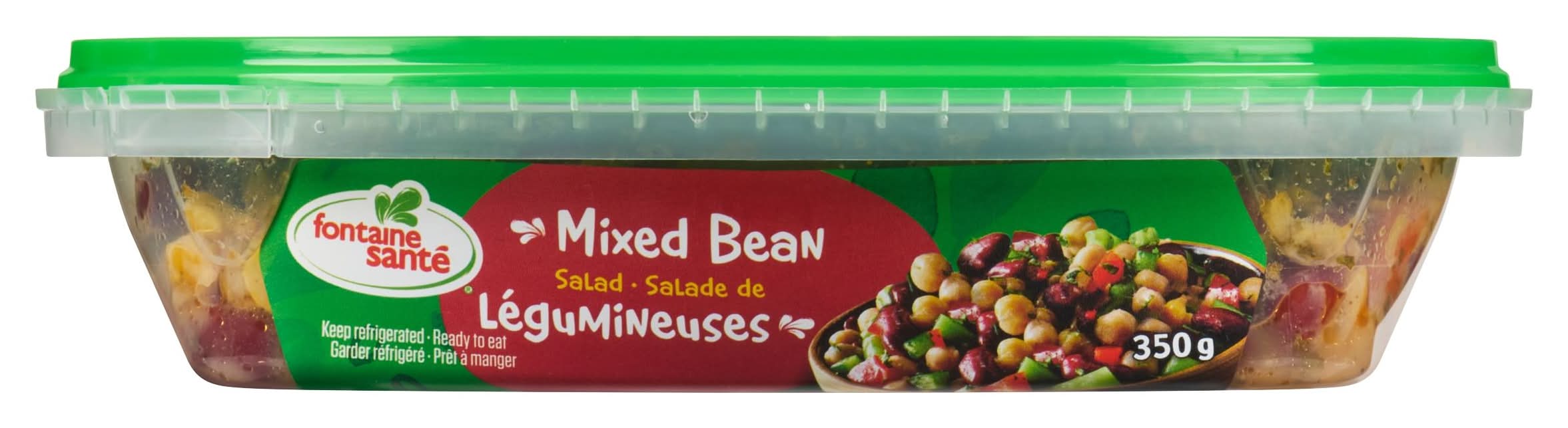 Fontaine santé salade de légumineuses - legume salad (haricot mélangé)