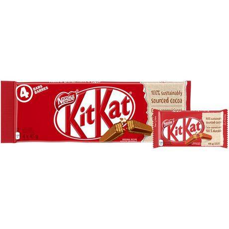 Kit Kat Cocoa Wafer Bars (4 x 45 g)