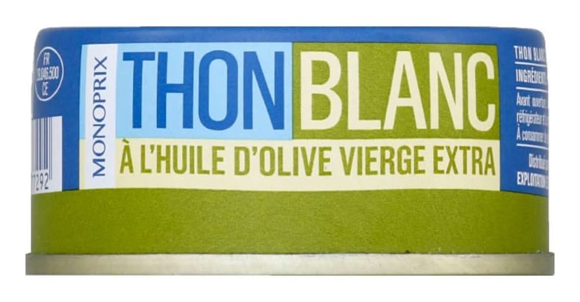 Monoprix - Thon blanc à l'huile d'olive vierge extra (52g)