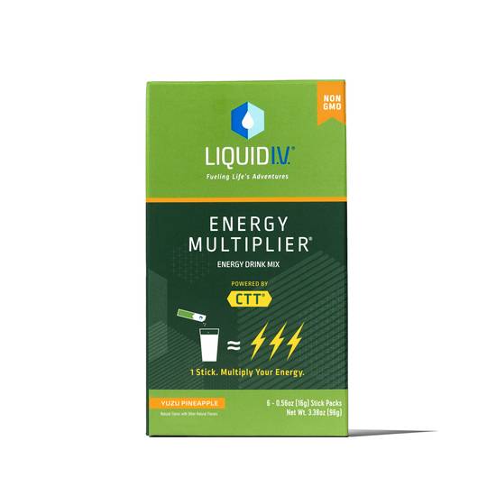 Liquid I.V. Energy Multiplier + Hydration Yuzu Pineapple - 3.38 oz