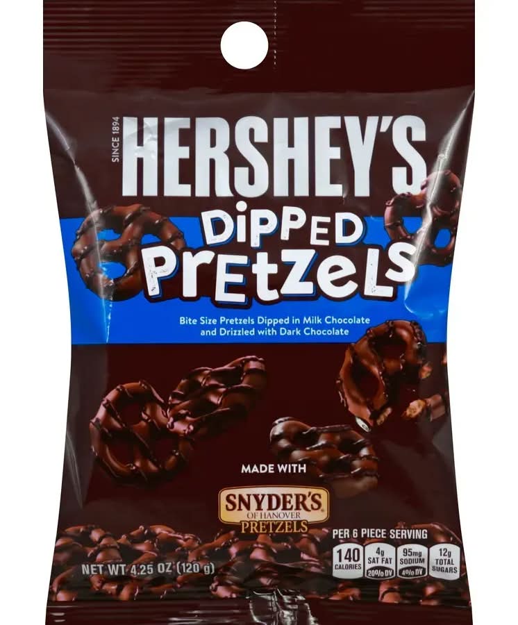 Hershey's Milk Chocolate Dipped Pretzels