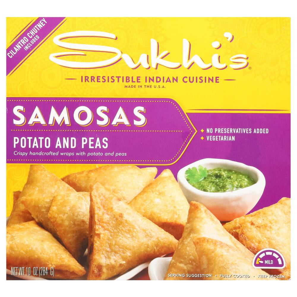 Sukhi's Potato and Peas Samosas (12 oz)