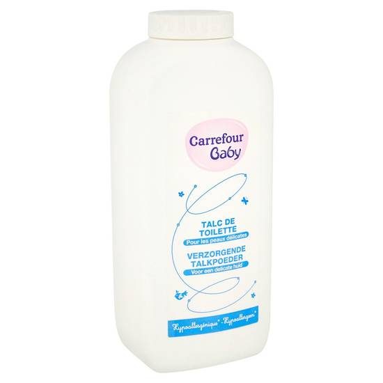 Carrefour Baby Talc de toilette pour les peaux délicates 250 g