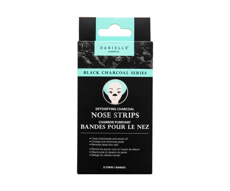 Danielle bandelettes pour le nez au charbon noir (8 unités) - black charcoal nose bands (8 units)