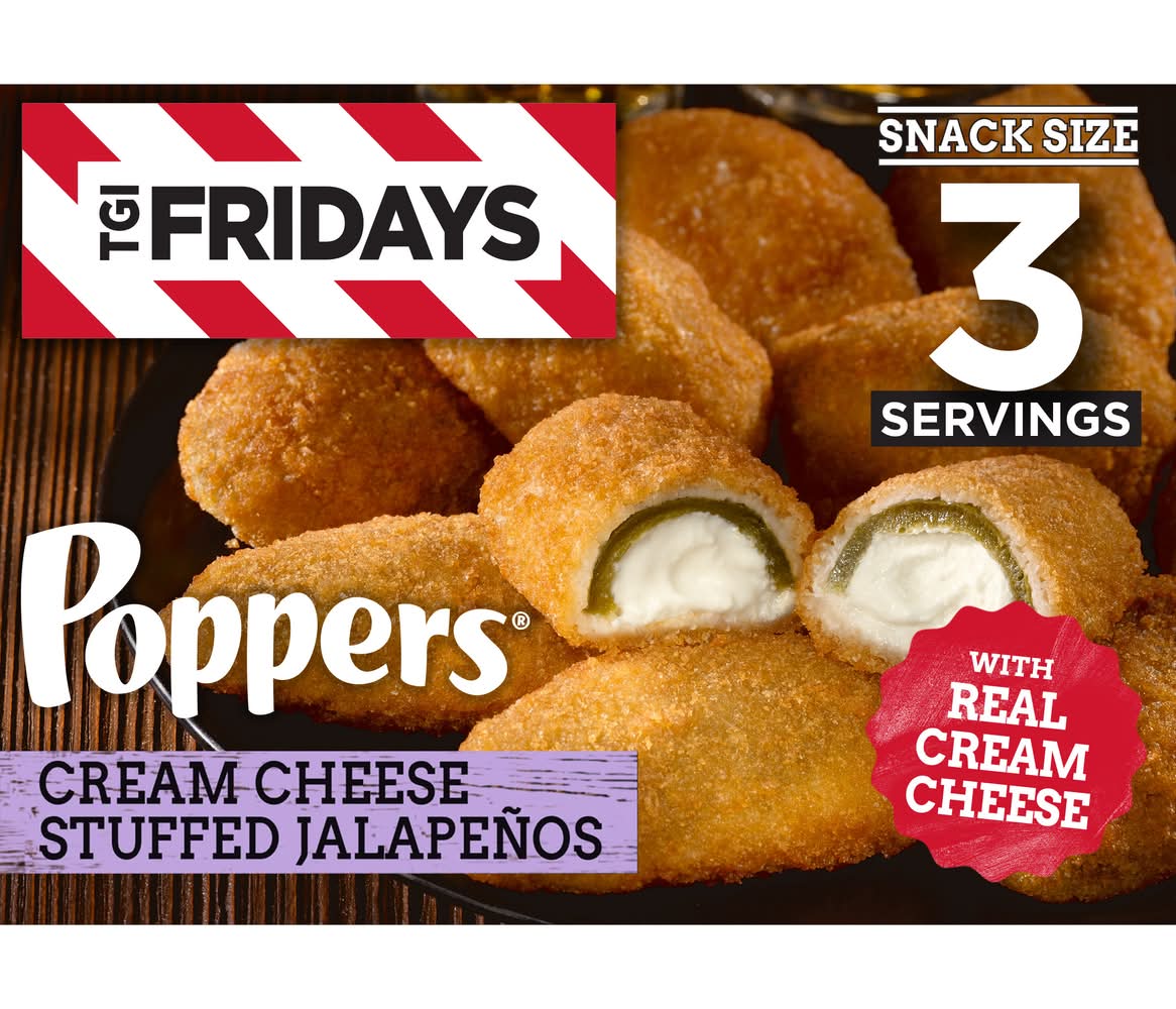 TGI Friday's Poppers, Cream Cheese Stuffed Jalapenos (8 oz)