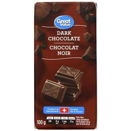 Great Value Dark Chocolate (100 g)