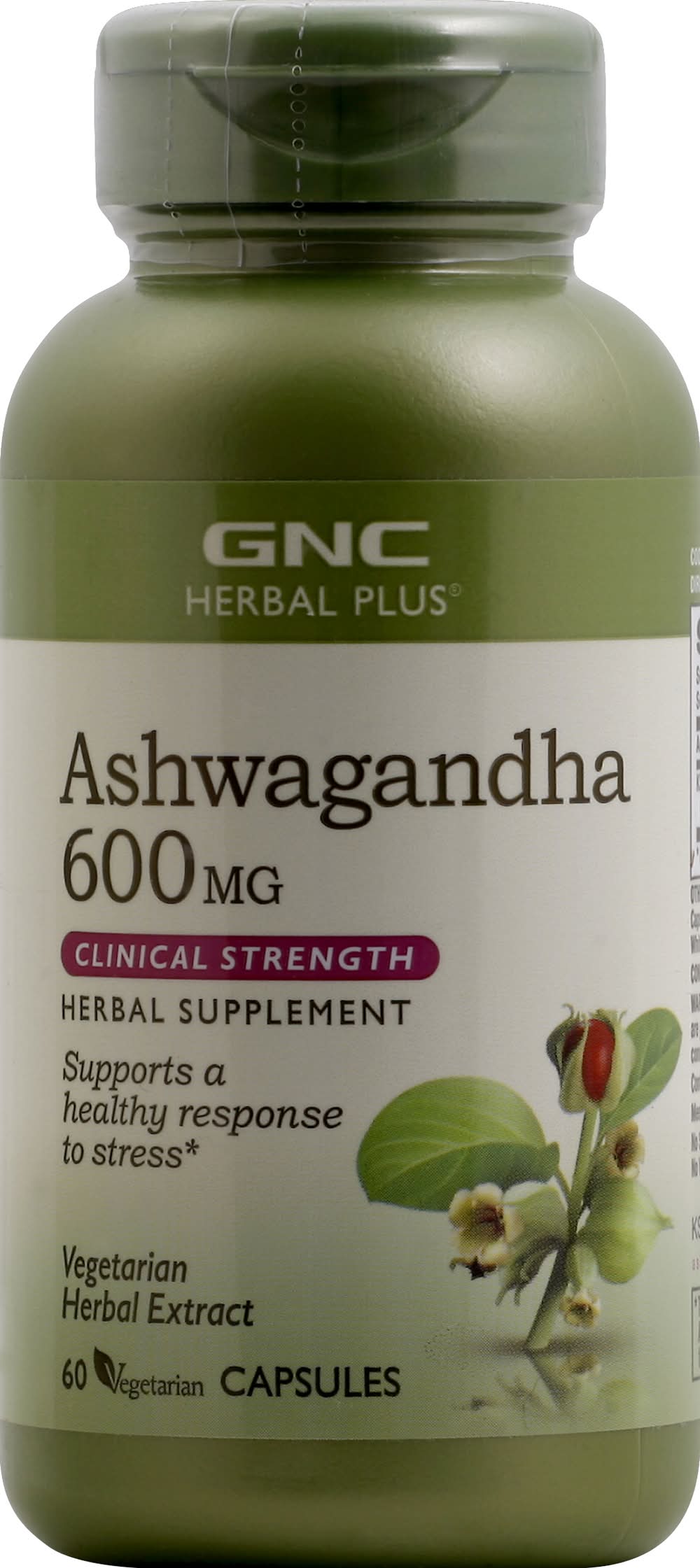 GNC 600 Mg Ashwagandha (3.6 oz, 60 ct)