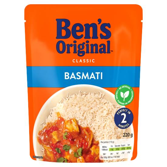 Ben's Original Basmati Microwave Rice (220g)