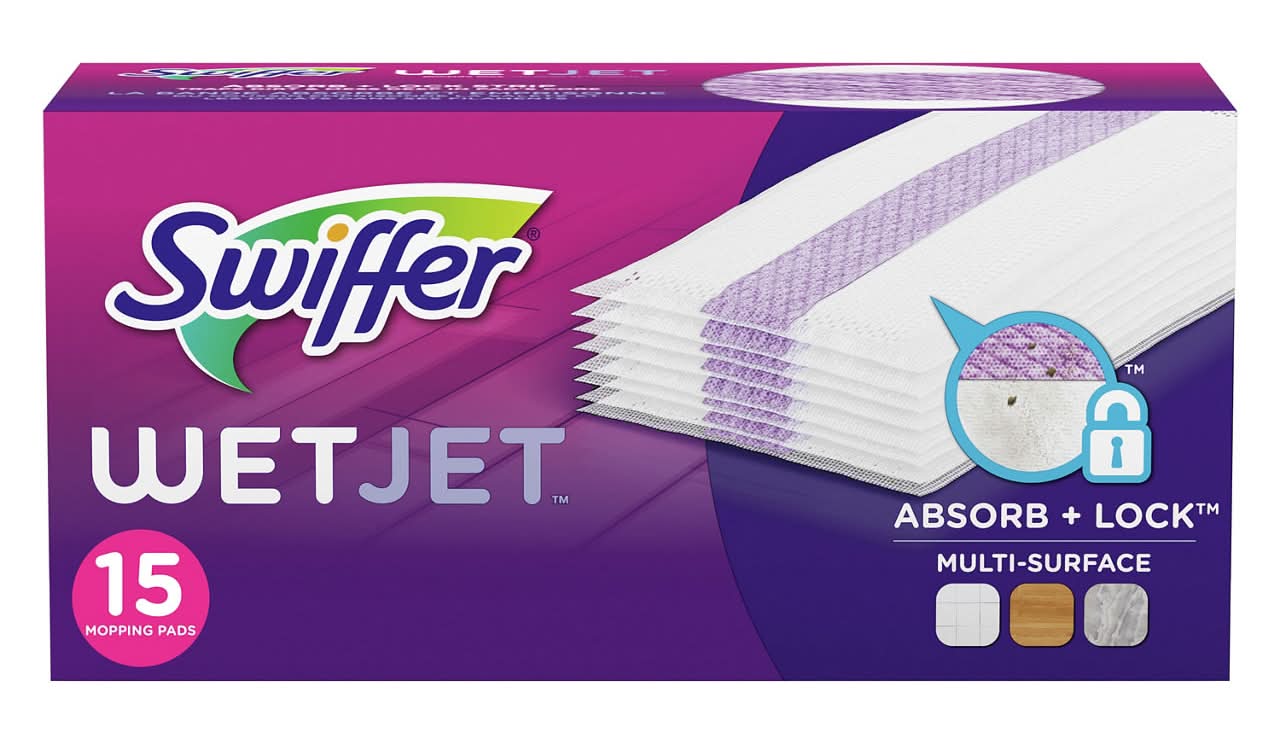 Swiffer WetJet Mop Cleaning Pads Refill, Floor Cleaner