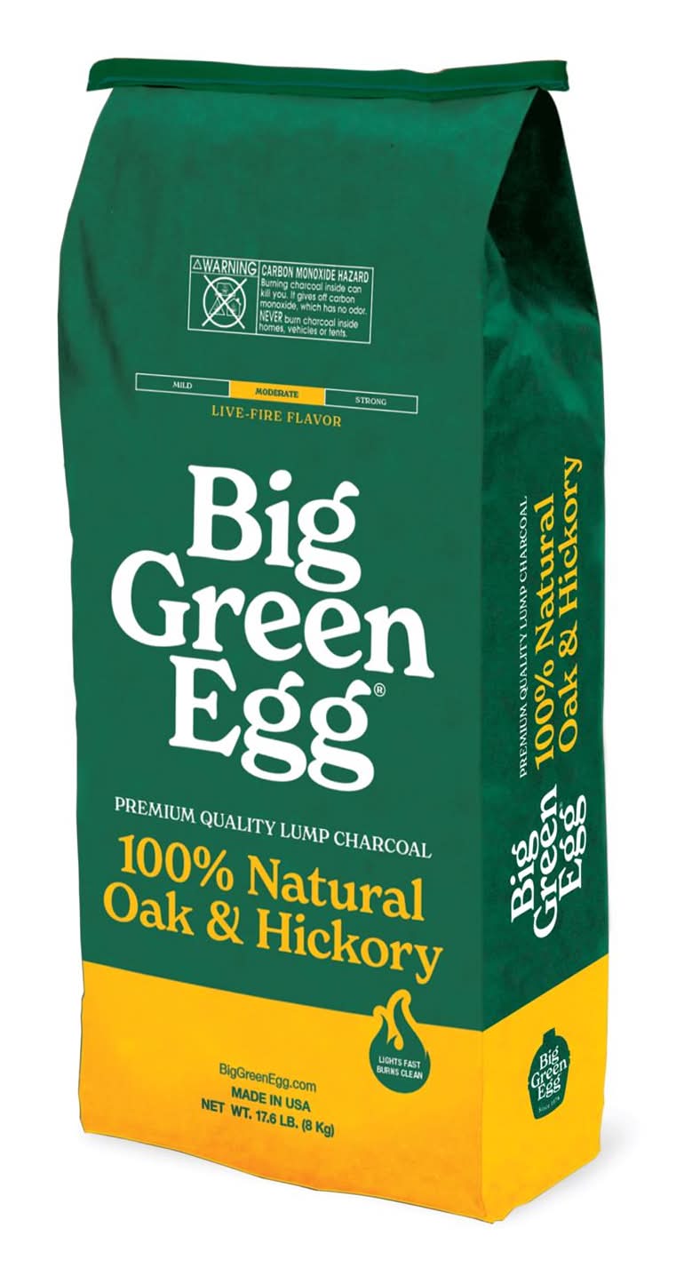 Big Green Egg All Natural Hickory And Oak Lump Charcoal 17.6 Lb
