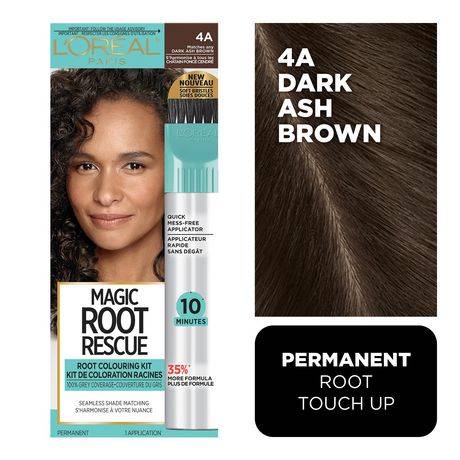 L'Oréal Magic Root Rescue Root Touch Up, 4A Dark Ash Brown