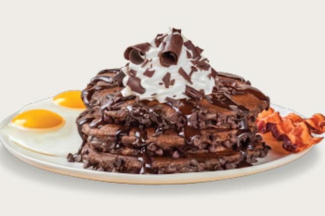 French Silk Pie Pancakes Platter