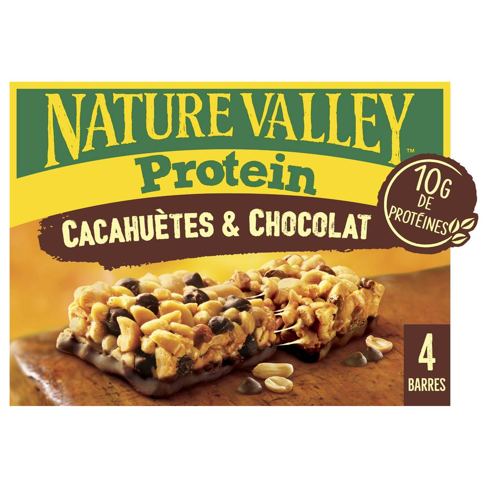 Nature Valley - Barres céréales protein (cacahuètes - chocolat)