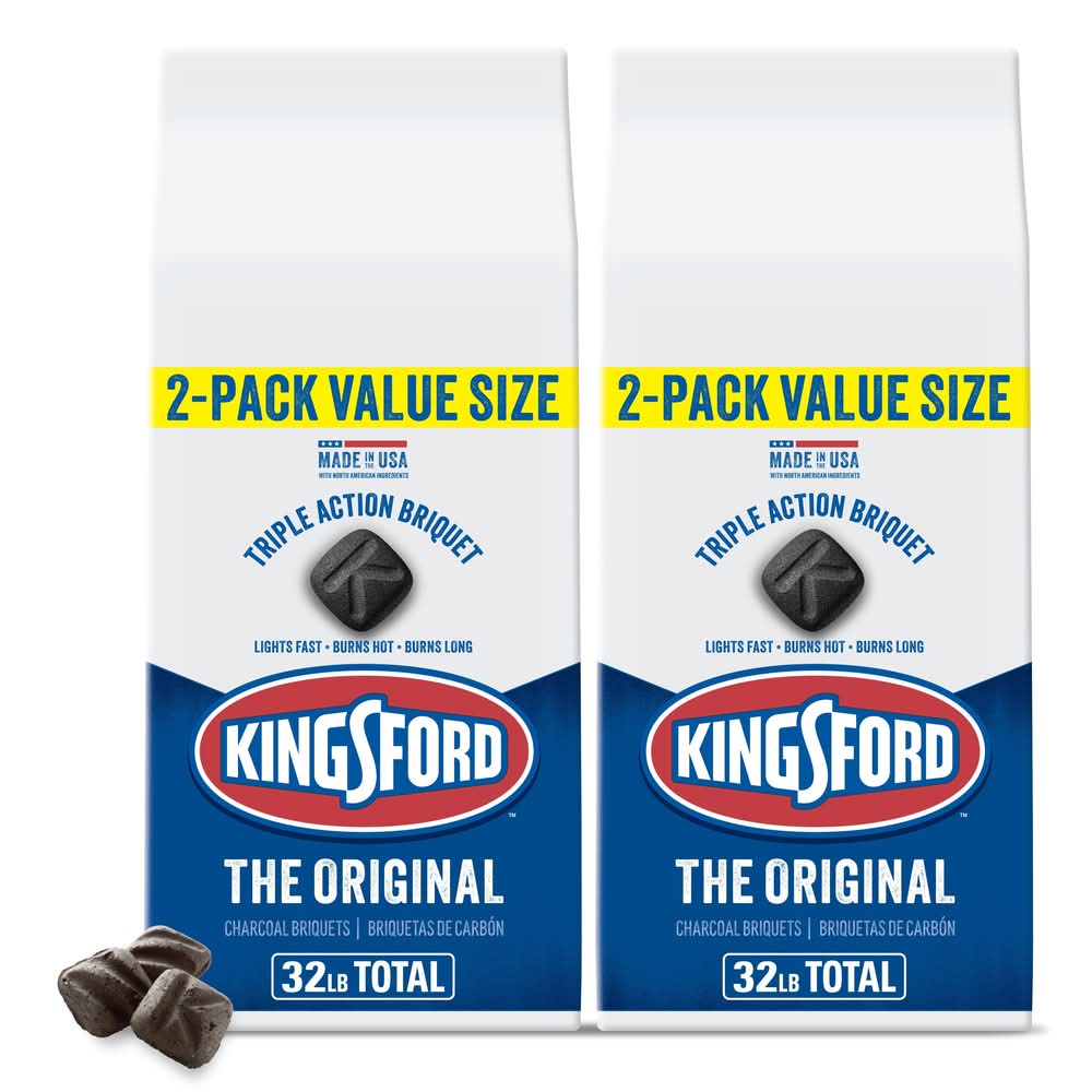 Kingsford 2 -Pack 16 Pound(s) Charcoal briquettes