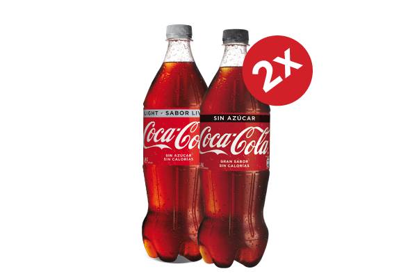 2x Coca Cola 1,5Lt