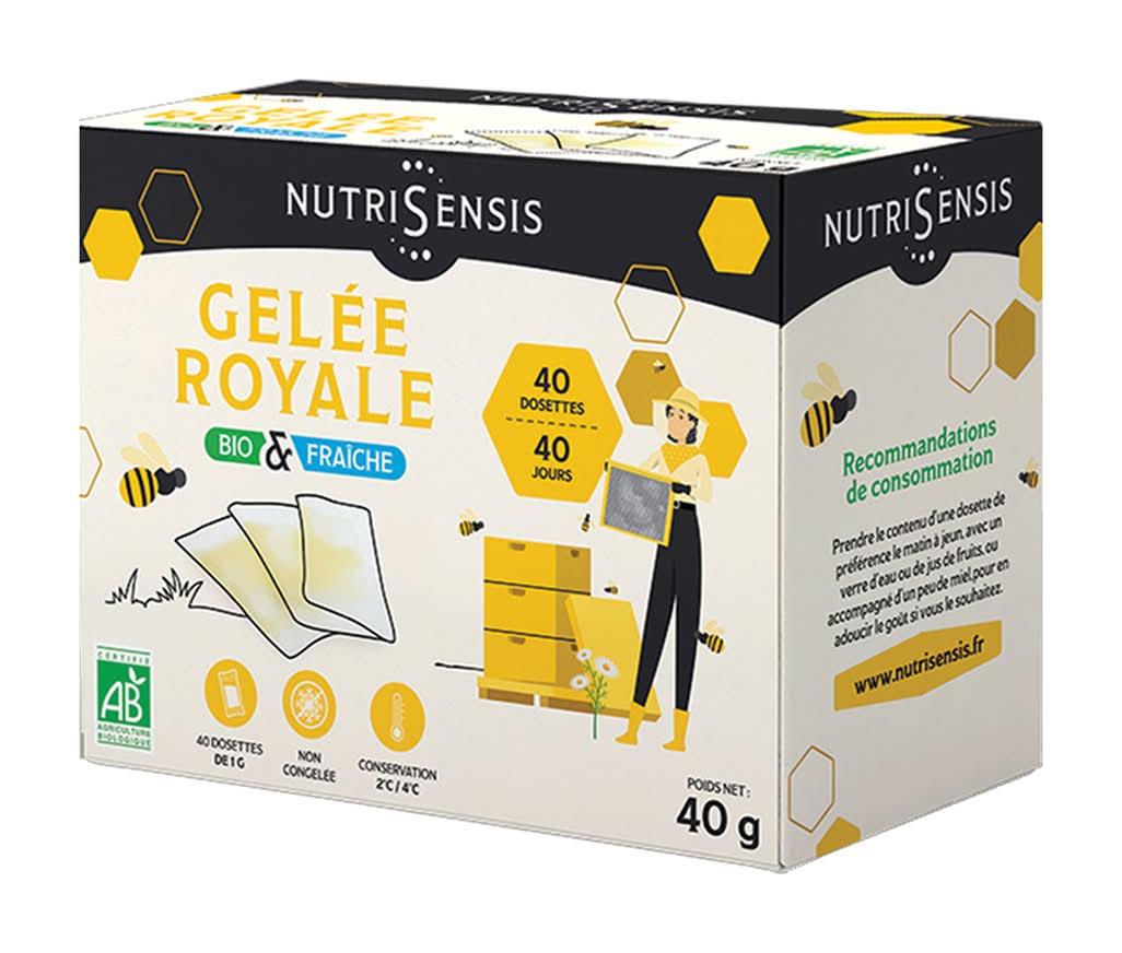Nutrisensis - Gelée royale fraîche (40 x 1g)