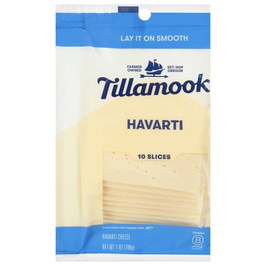 Tillamook Havarti Cheese Slices (10 ct)