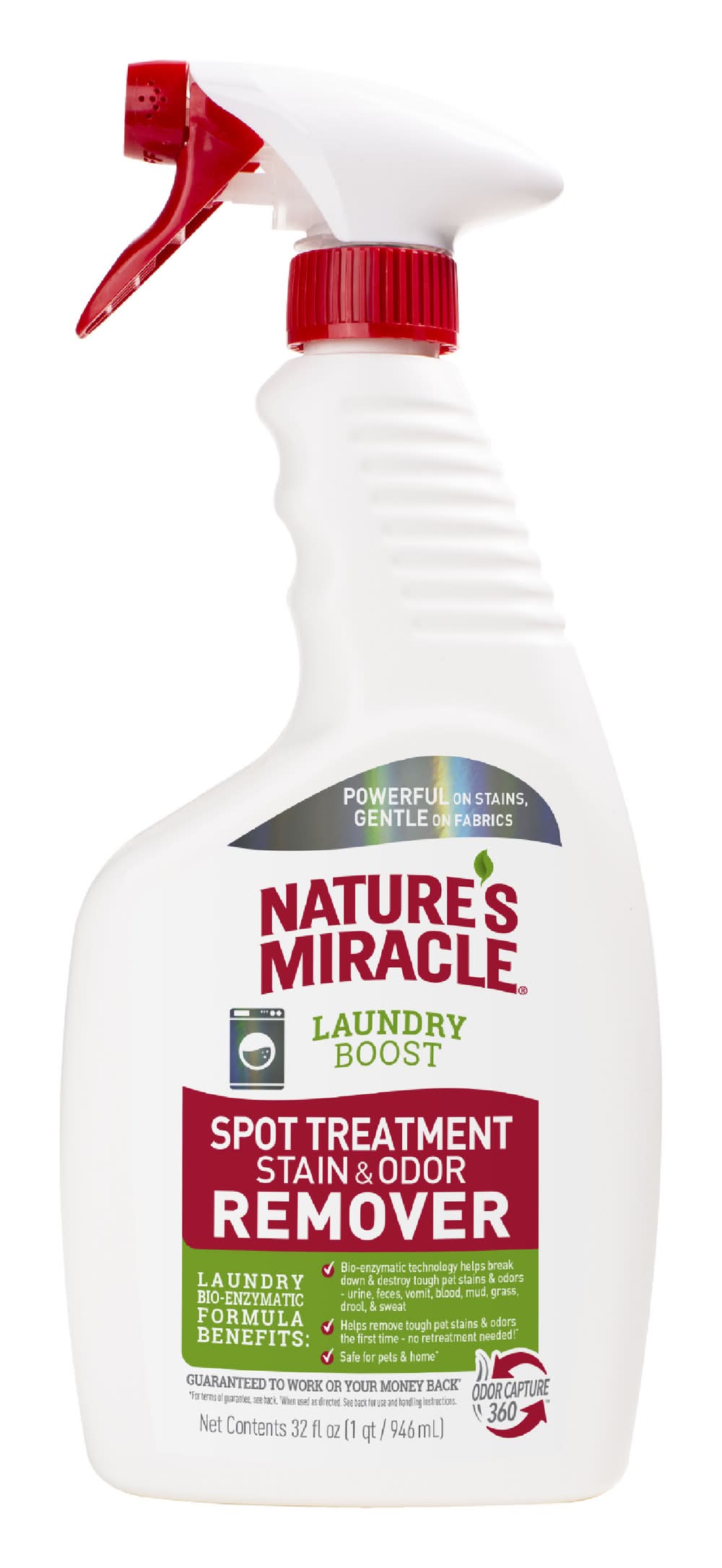 Nature's Miracle Spot Treatment Stain and Odor Remover Laundry Boost (32 fl oz)
