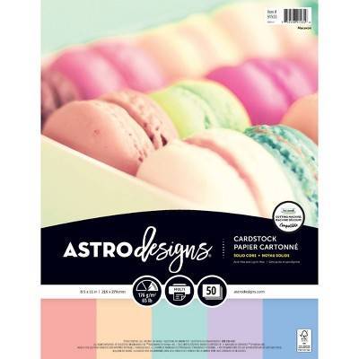 Astrodesigns Macaroon Cardstock Paper, Assorted