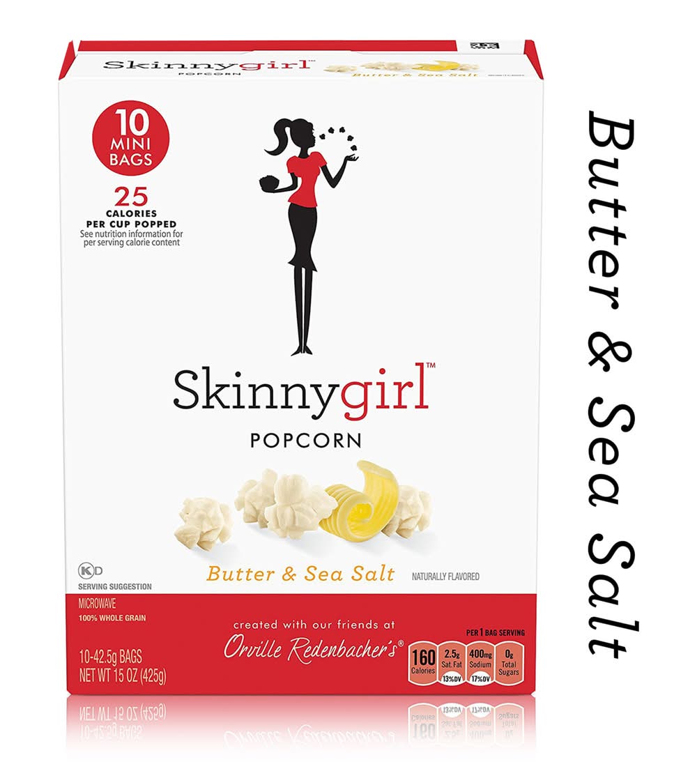 Skinnygirl Butter and Sea Salt Popcorn (15 oz)
