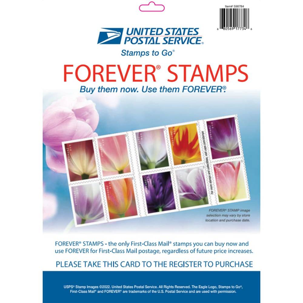 Spring USPS Forever Stamp, 100 Count