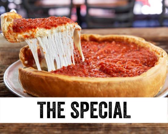 The Special Deep Dish Pizza