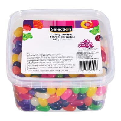 Selection Bonbons fèves en gelée (800 g) - Jelly Beans Candy (800 g)