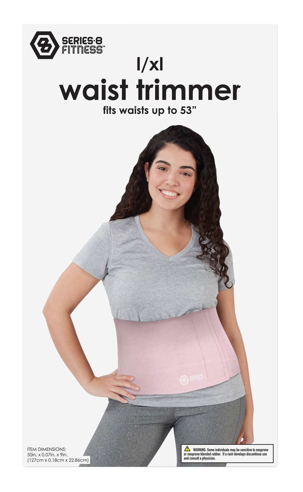 Series-8 Fitness™ Waist Trimmer L/XL Pink