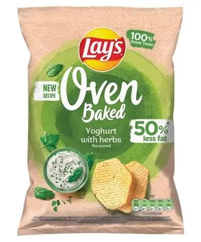 Chipsy Lay's Oven Baked Jogurt z ziołami 110 g