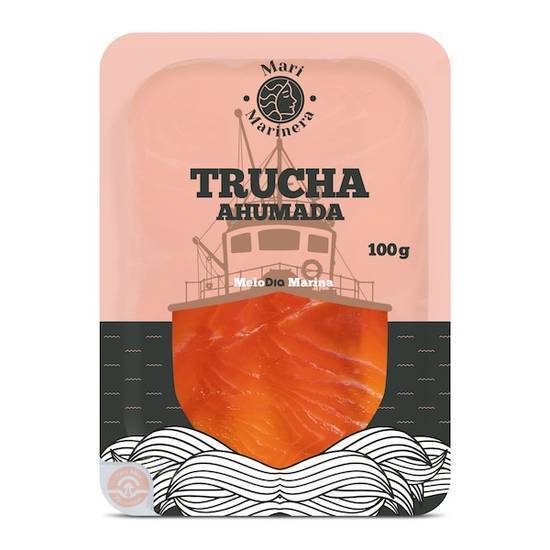 Trucha ahumada Mari Marinera bandeja 100 g