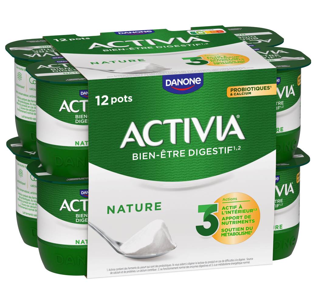 Activia - Yaourt nature au bifidus (1,5kg)