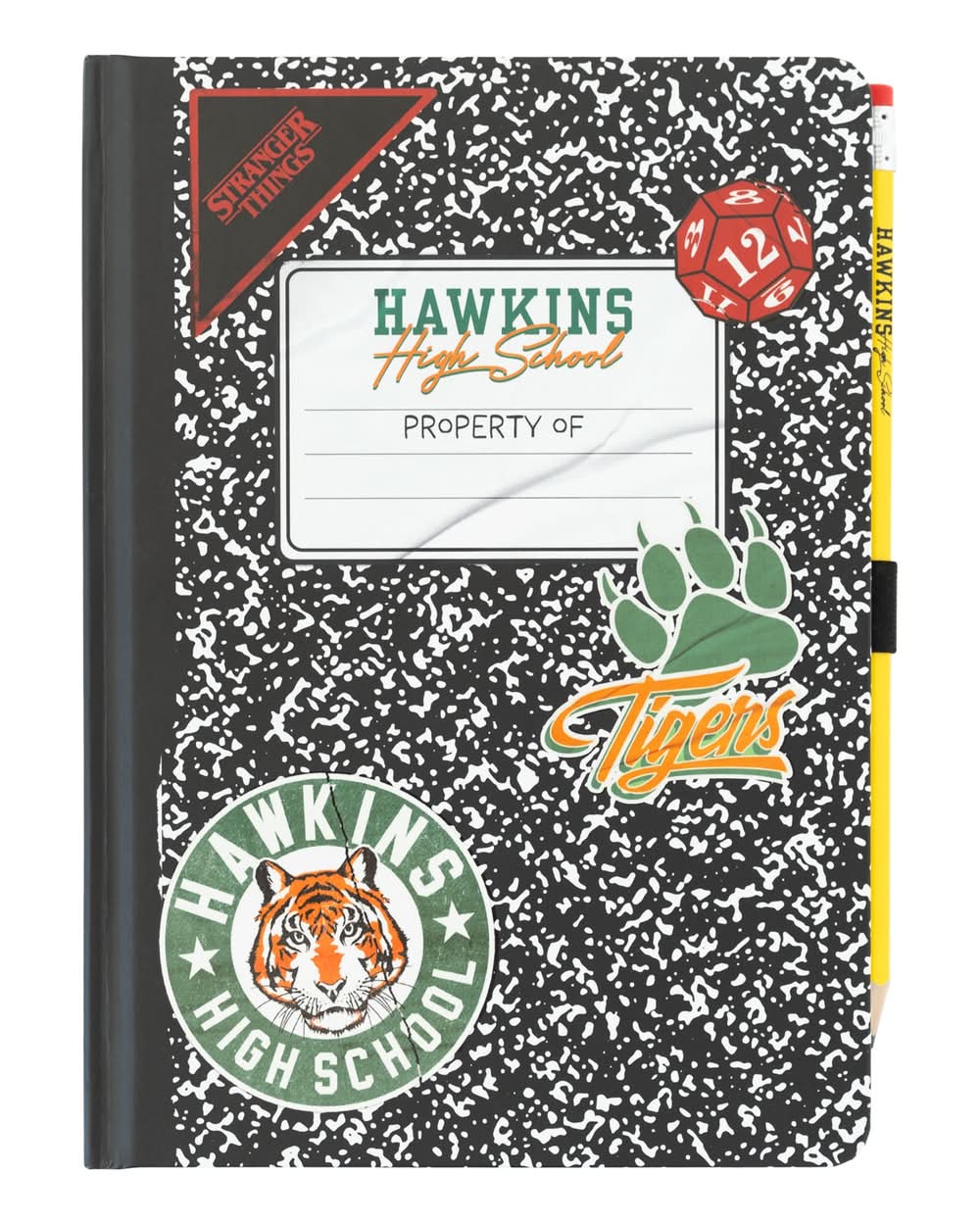 Caderno Formato A5 Com Lápis - Stranger Things