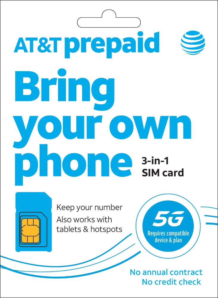 AT&T Prepaid Sim Card Kit