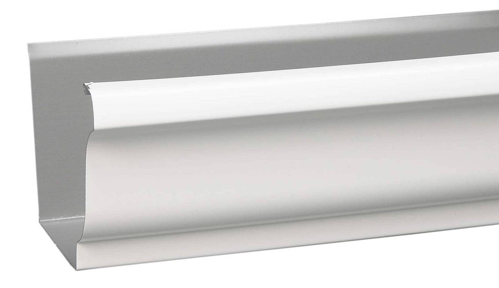 Amerimax 5-in x 120-in White K Style Gutter | 2600600120