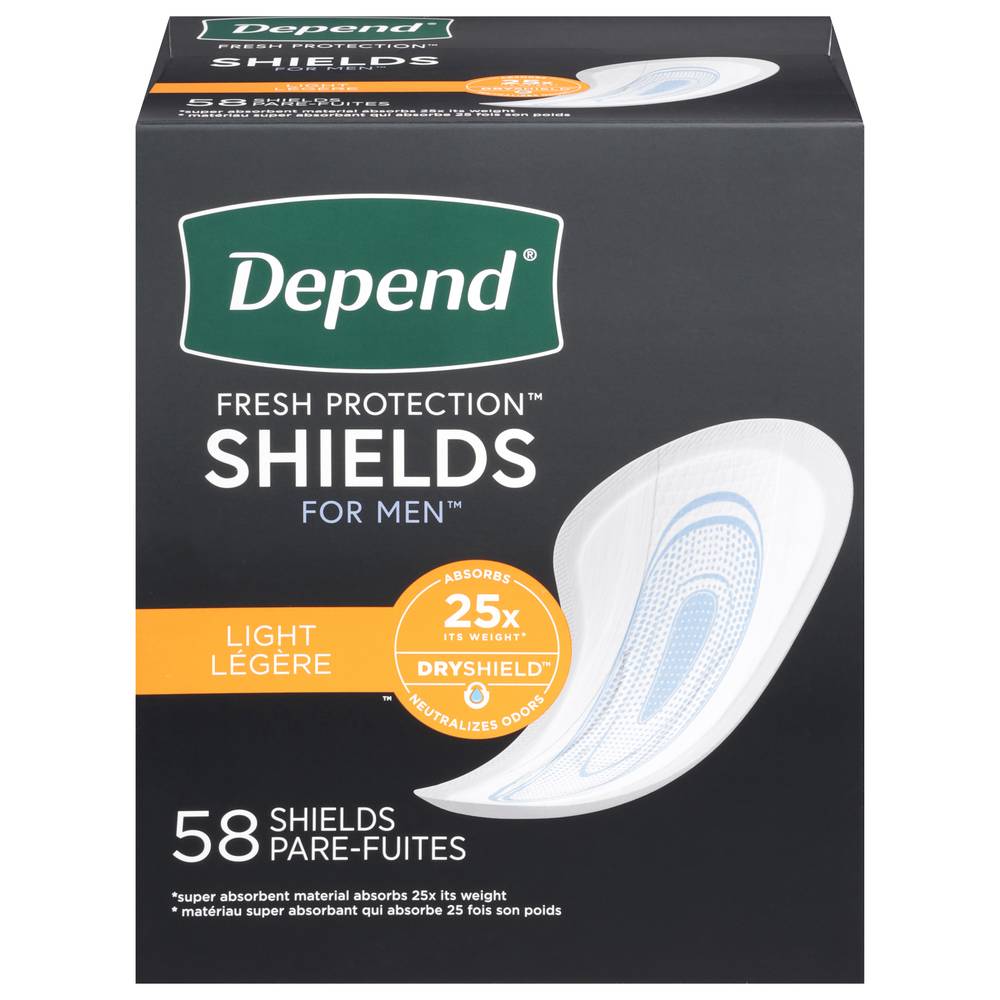 Depend Light Absorbency Shields For Men (14.4 oz)