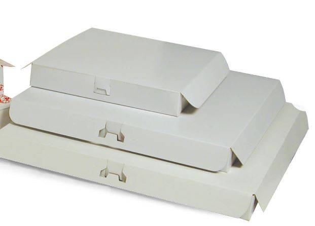 18" Corrugated White Pizza Box - 50 ct (1X50|Case of 1)