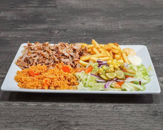 Menu sandwich kebab