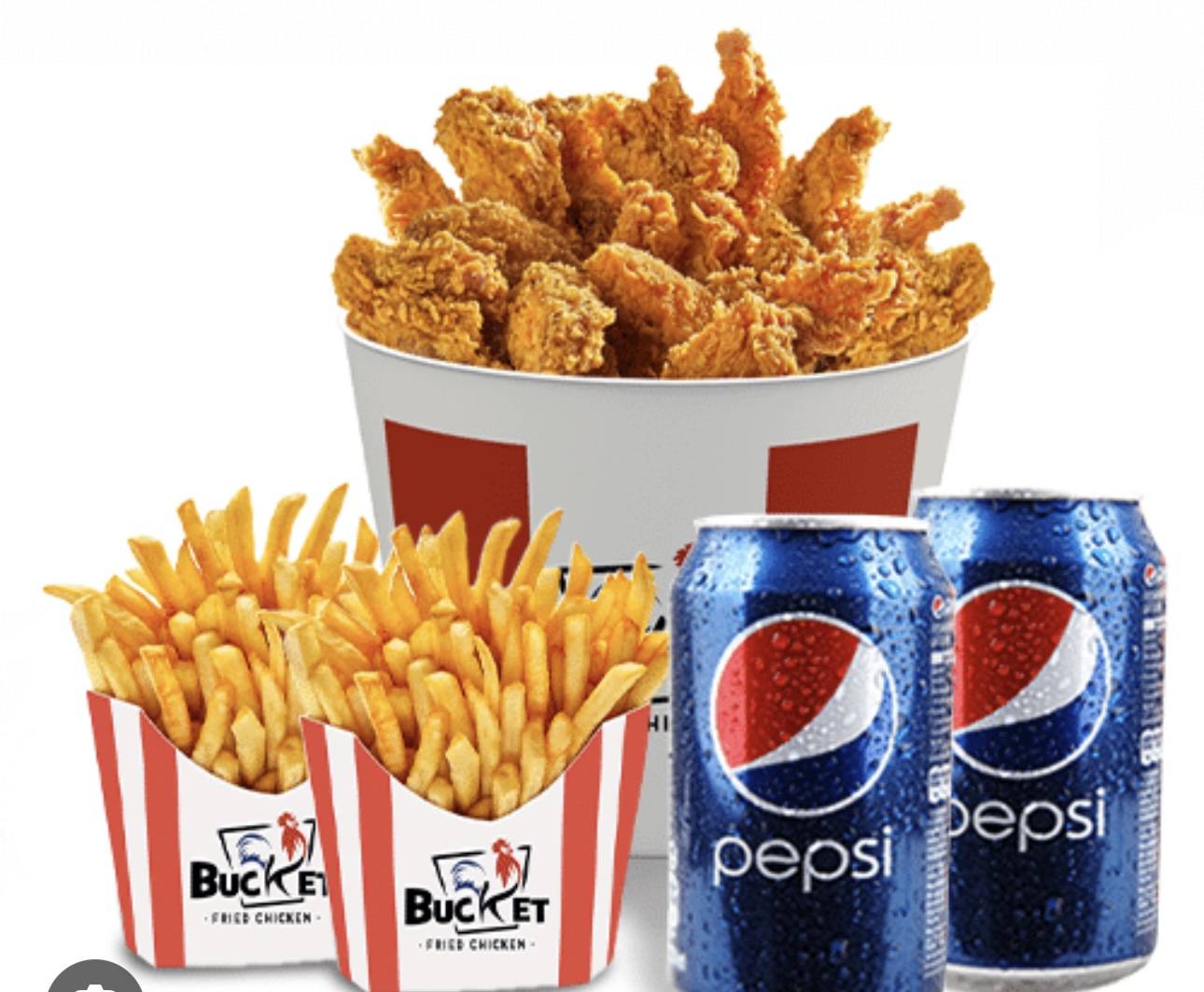 Menu Bucket Chicken 2 Personnes Mix