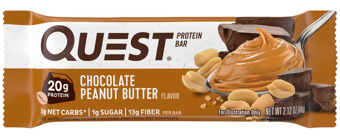 Quest Nutrition Protein Bar, Chocolate Peanut Butter, 2.12 oz