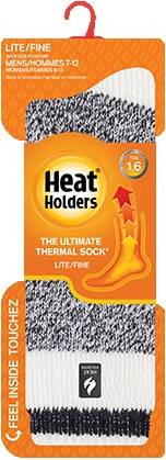 Hh Mens Lite Cream Block Twist Crew Black 1 Pr