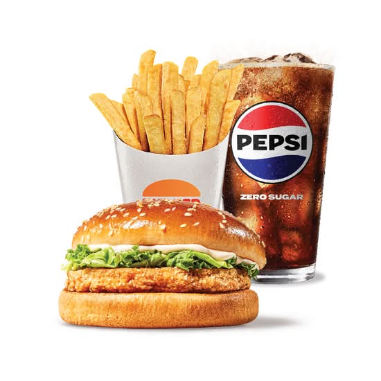 King Value Chicken Burger Meal