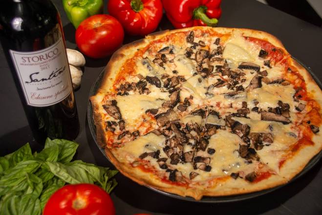 Pizza Portobello e Parmigiano