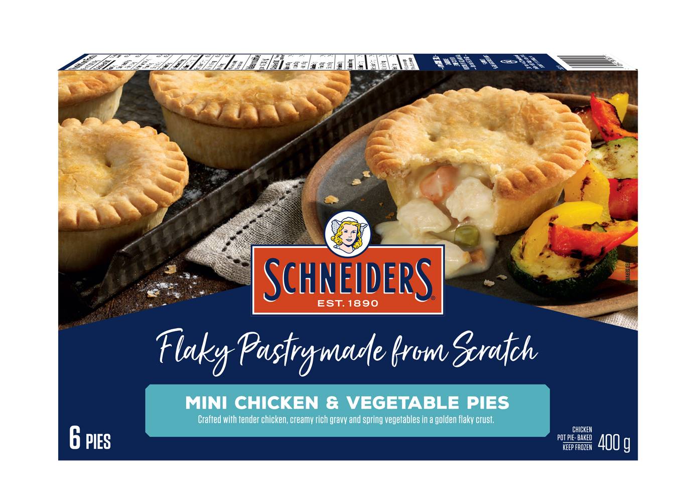 Schneiders Mini Chicken & Vegetable Pies (400 g)